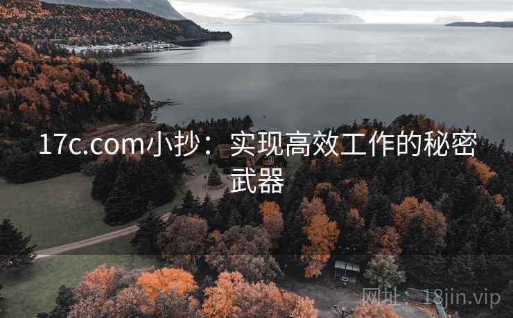 17c.com小抄:实现高效工作的秘密武器 17c.com小抄:实现高效工作的秘密武器